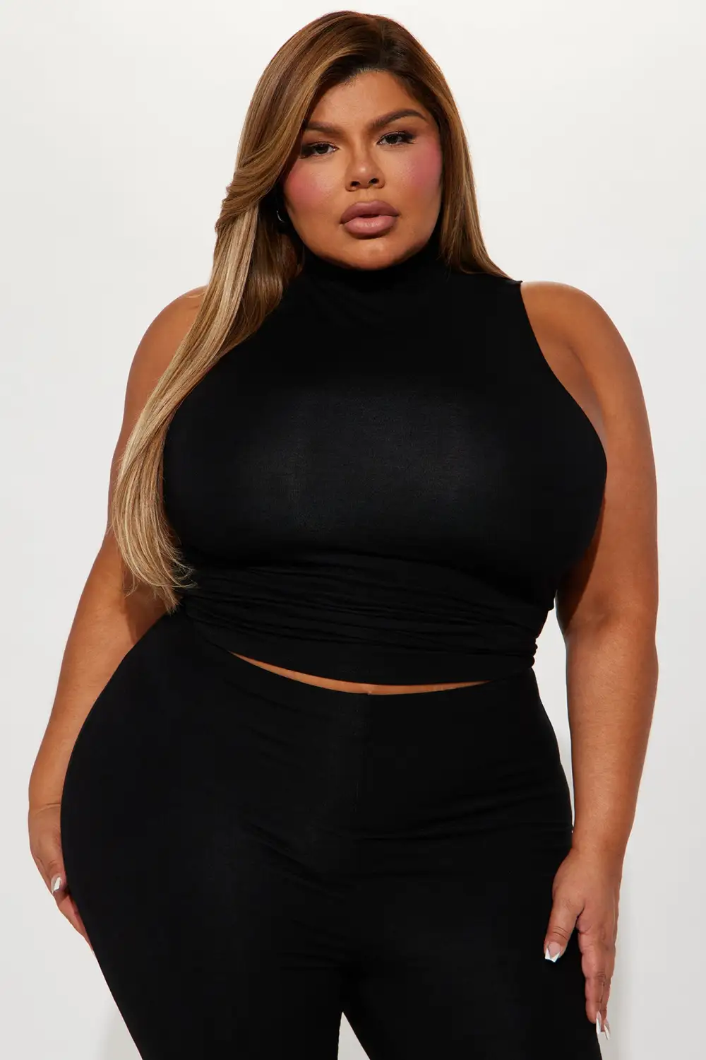Promise You Butter Snatch Pant Set - Black