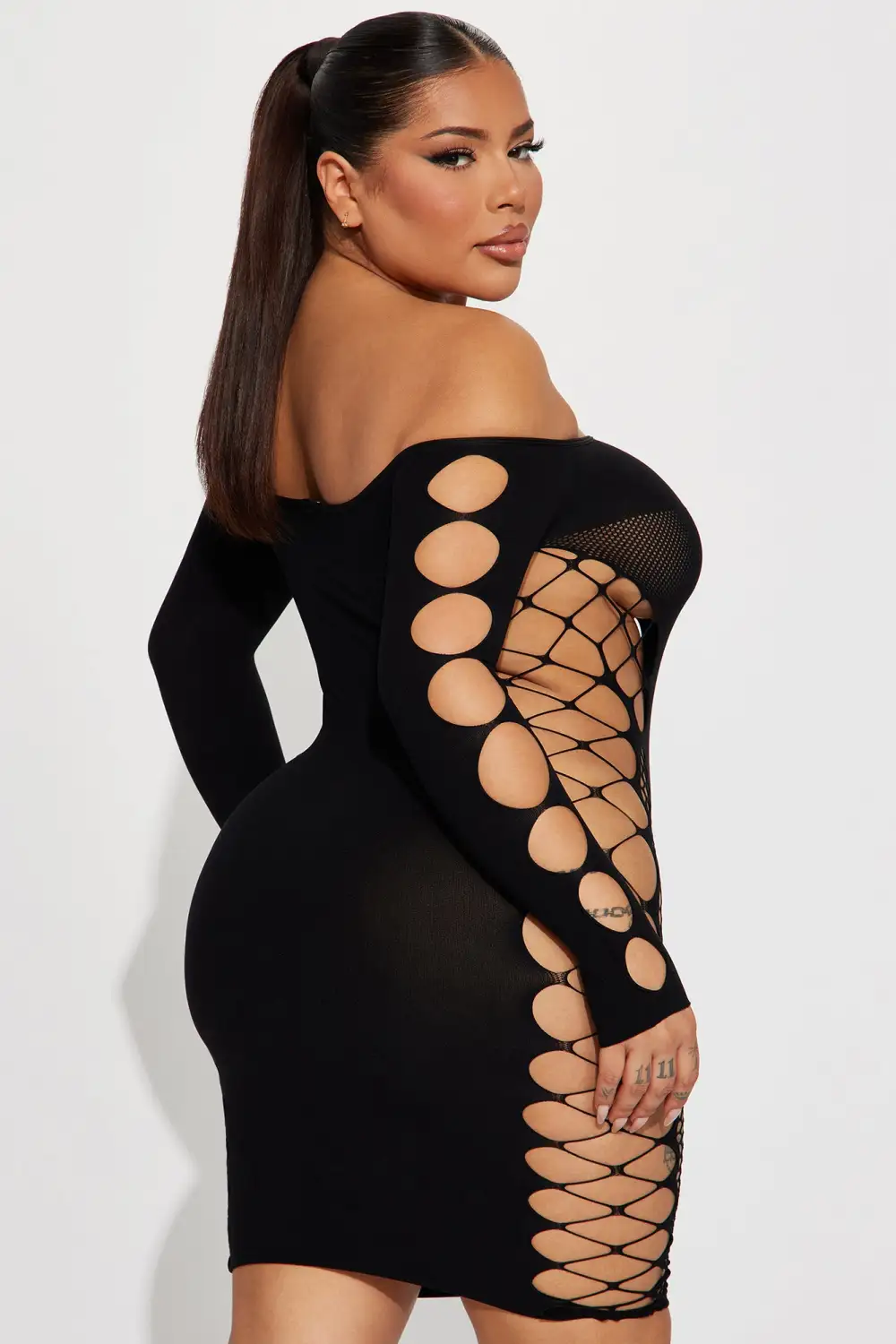 Video Babe Seamless Mini Dress - Black