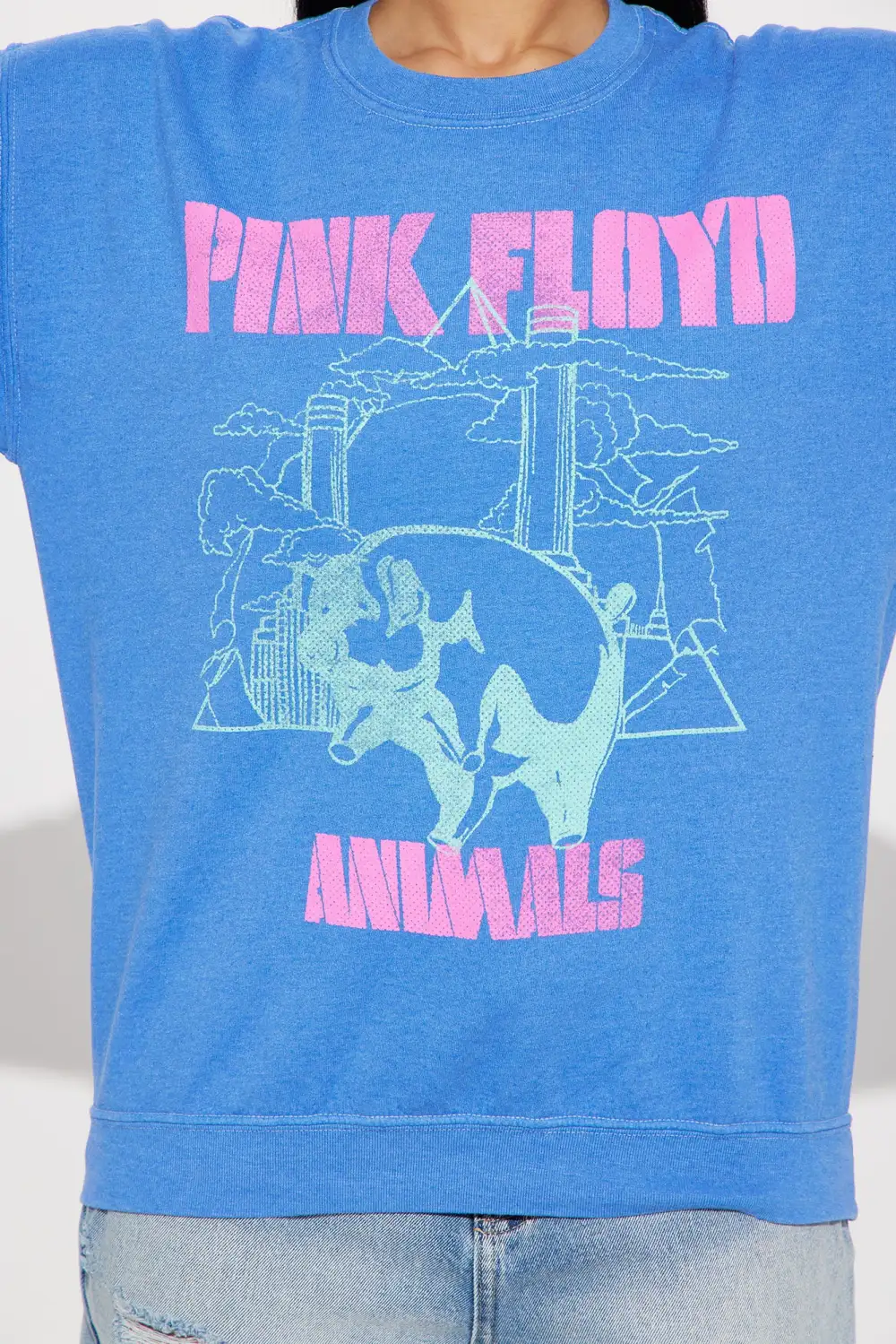 Pink Floyd Animals Sweatshirt - Blue