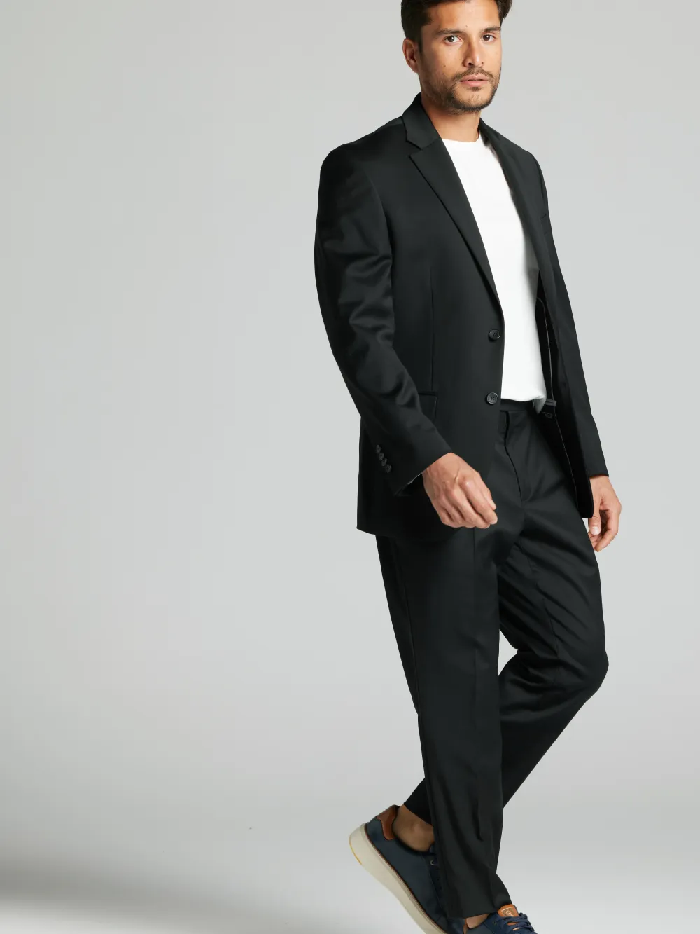 Awearness Kenneth Cole Modern Fit Wool Blend Suit Jacket