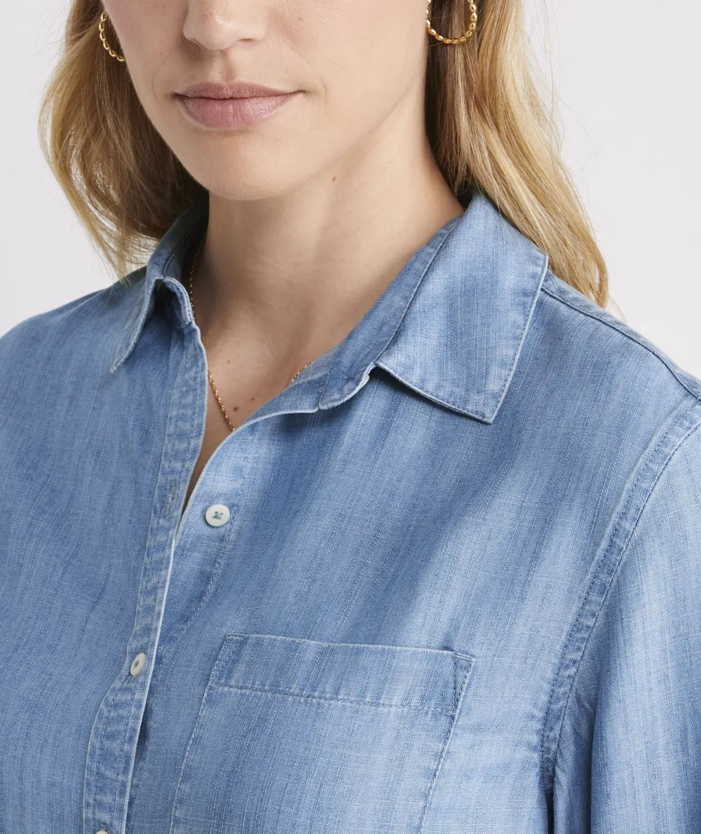 Chambray Classic Button-Down