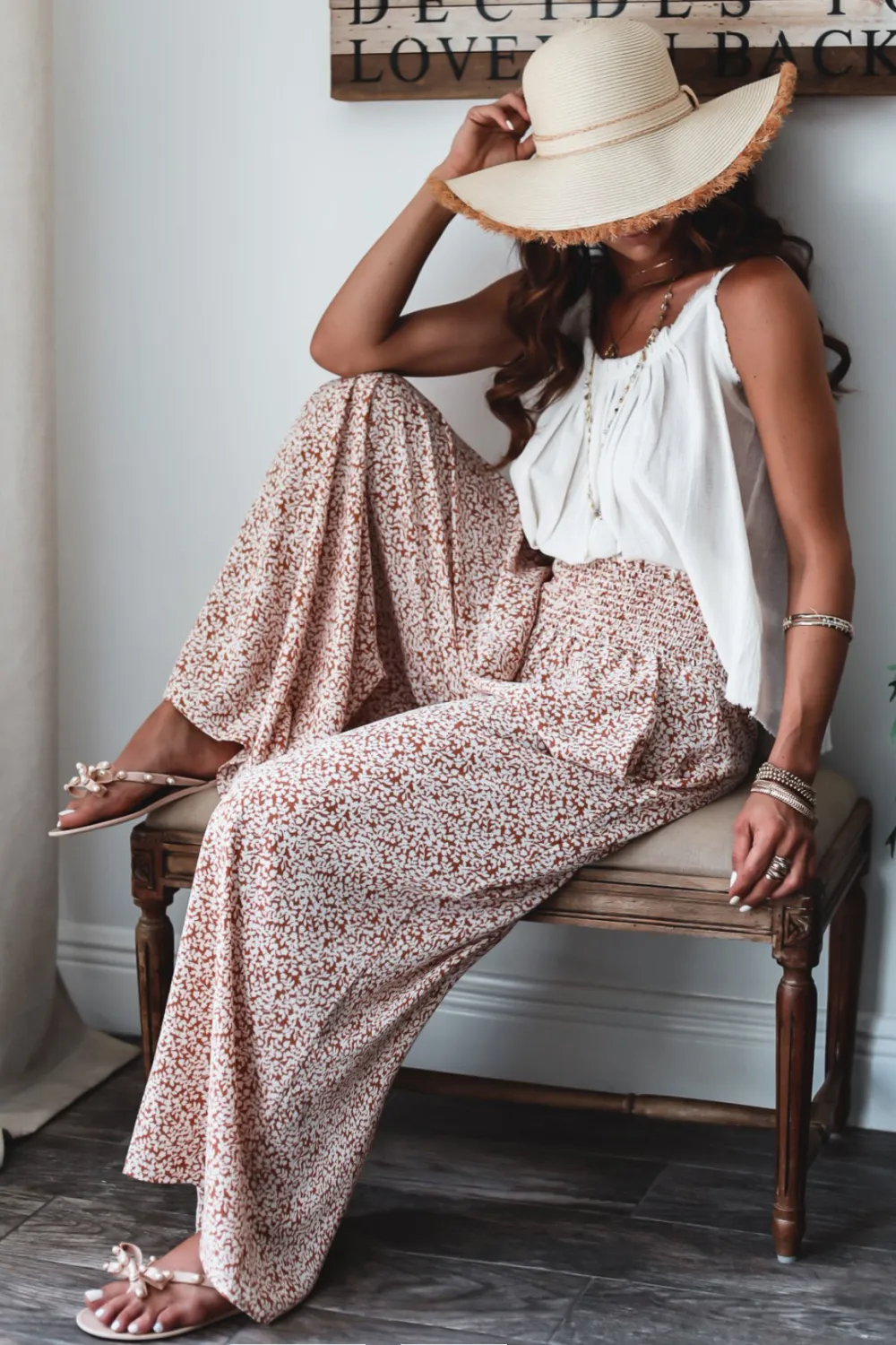 Loose Drape Straight Leg Pants