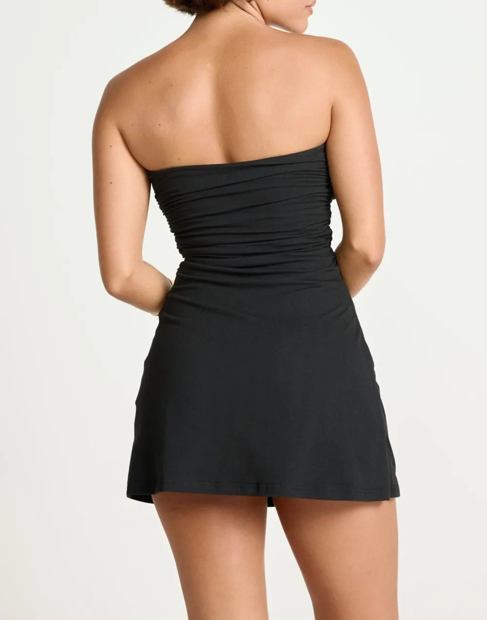 Fitted Off-The-Shoulder Mini Dress