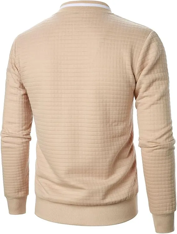 Mens Lightweight Jacket Casual Bomber Jacket Varsity Coat