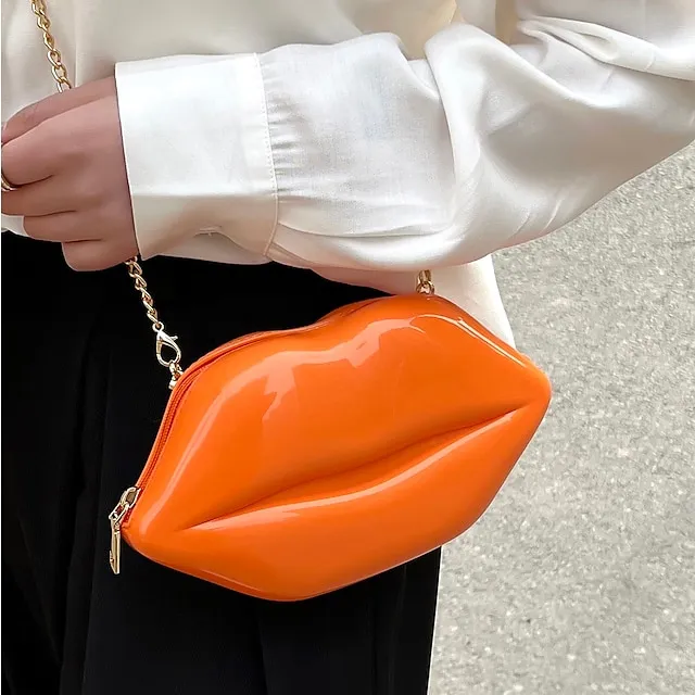 Women's Crossbody Bag Clutch Mobile Phone Bag PU Leather Party Holiday Zipper Lightweight Solid Color Silver Black White