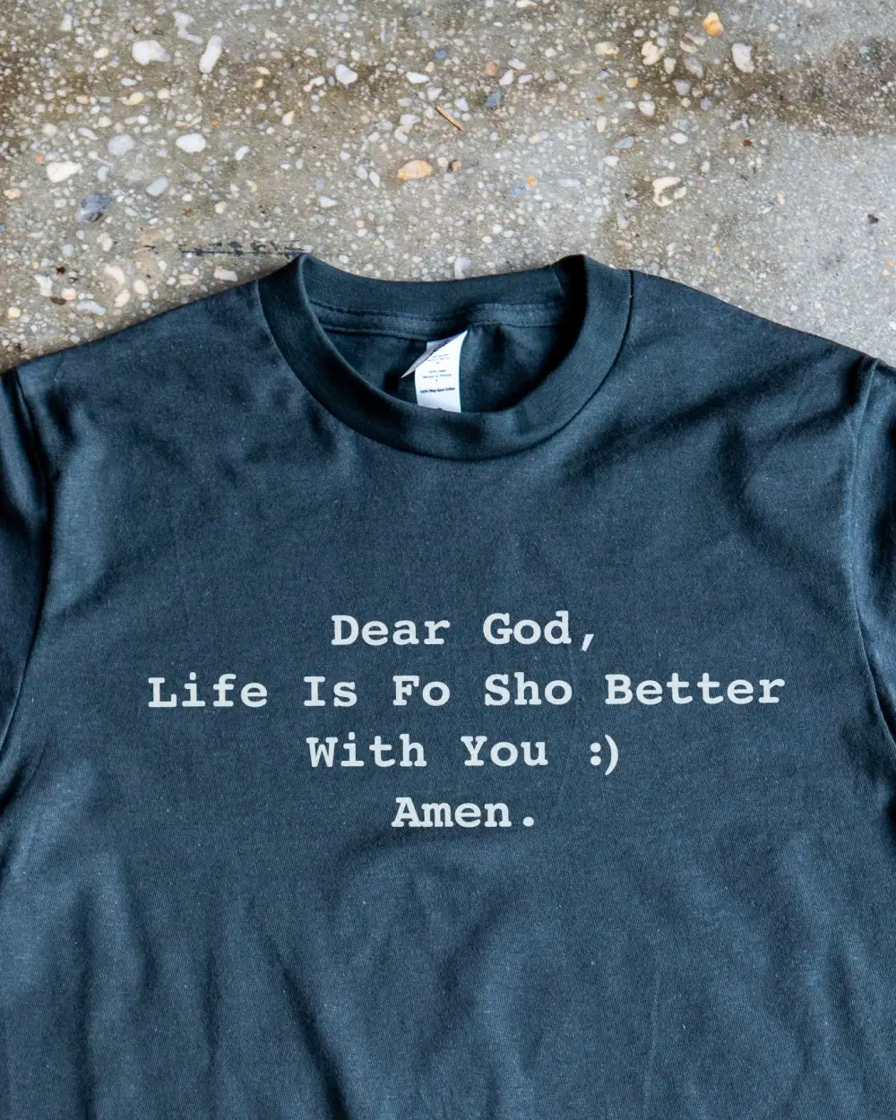 Fo Sho Better With God Adult Box T-Shirt