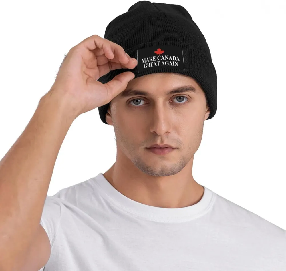 Make Canada Great Again Winter Beanie Knit Hats Unisex Thermal Hat