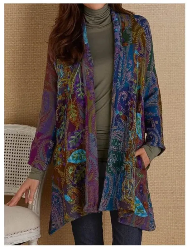 Printed Cardigan Jacket