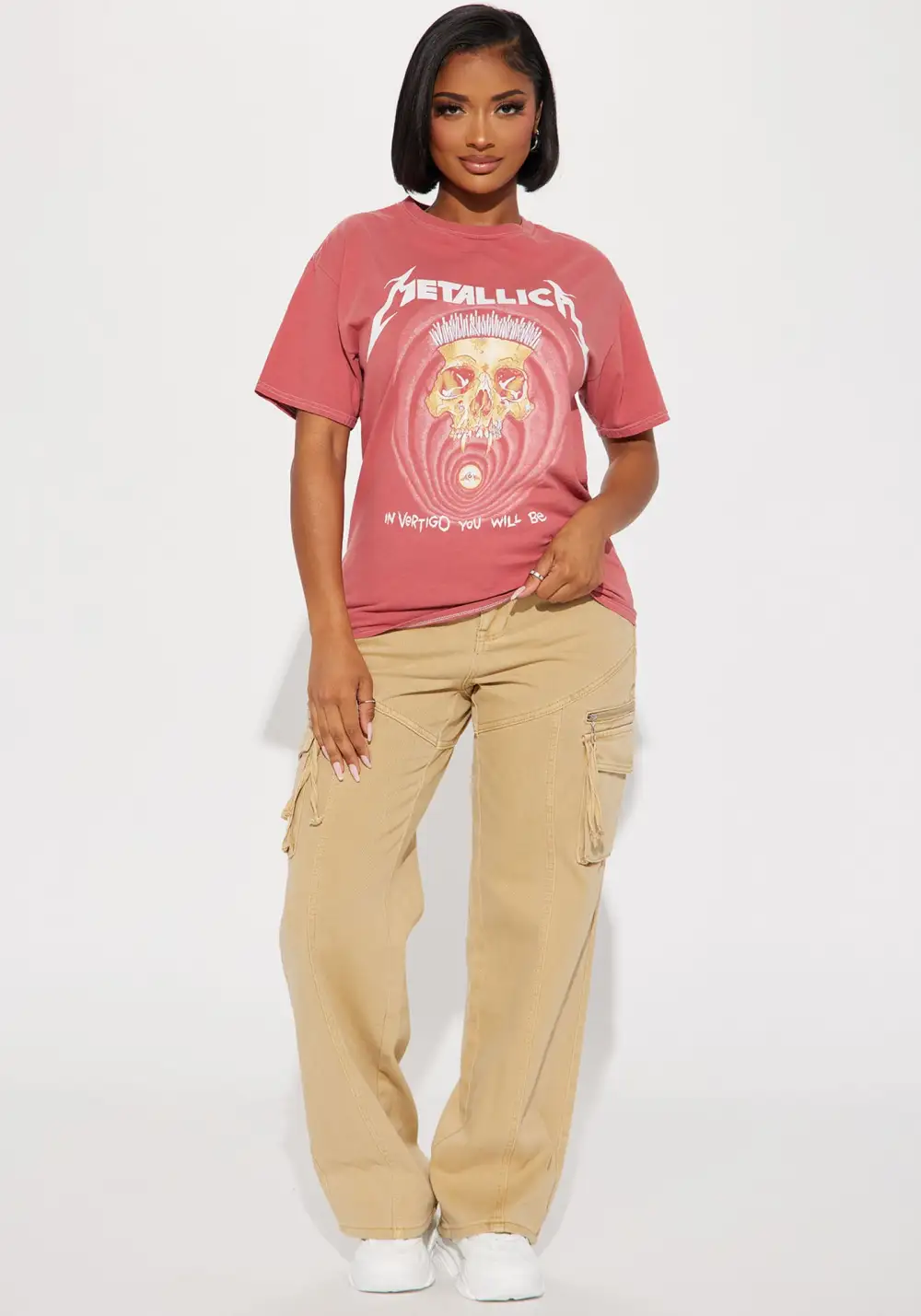 In Vertigo Metallica Tshirt - Rose