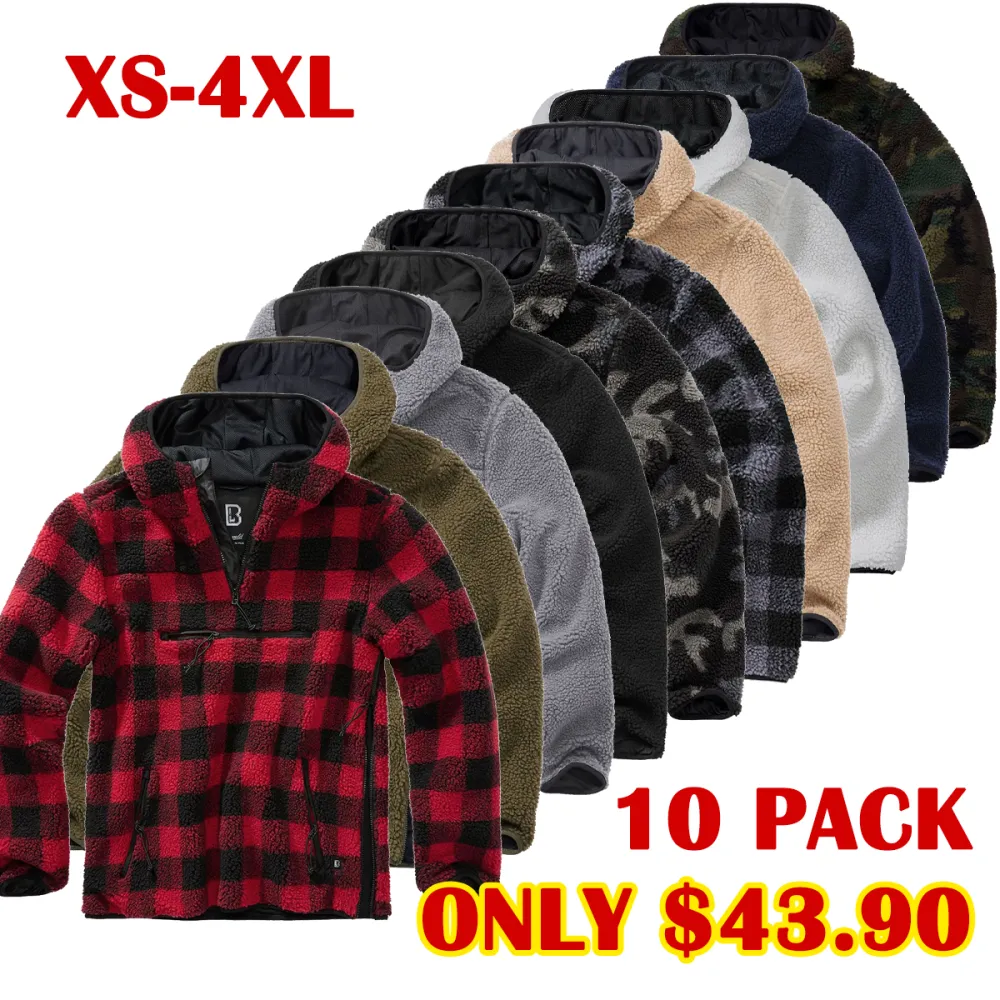 Teddy Fleece Worker Pullover