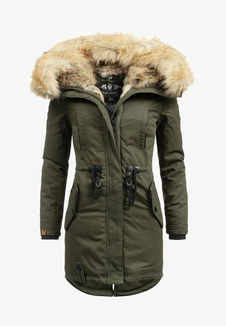 ladies parka coat Pink
