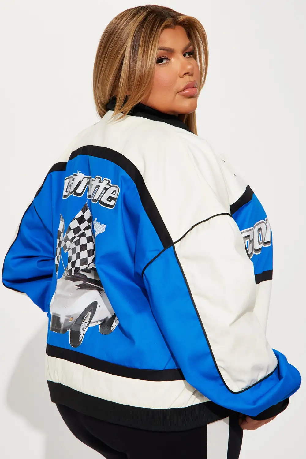 Corvette Bomber Jacket - Blue/combo