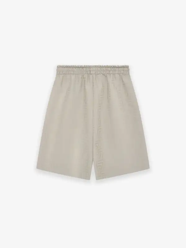 Wool Jacquard Relaxed Short