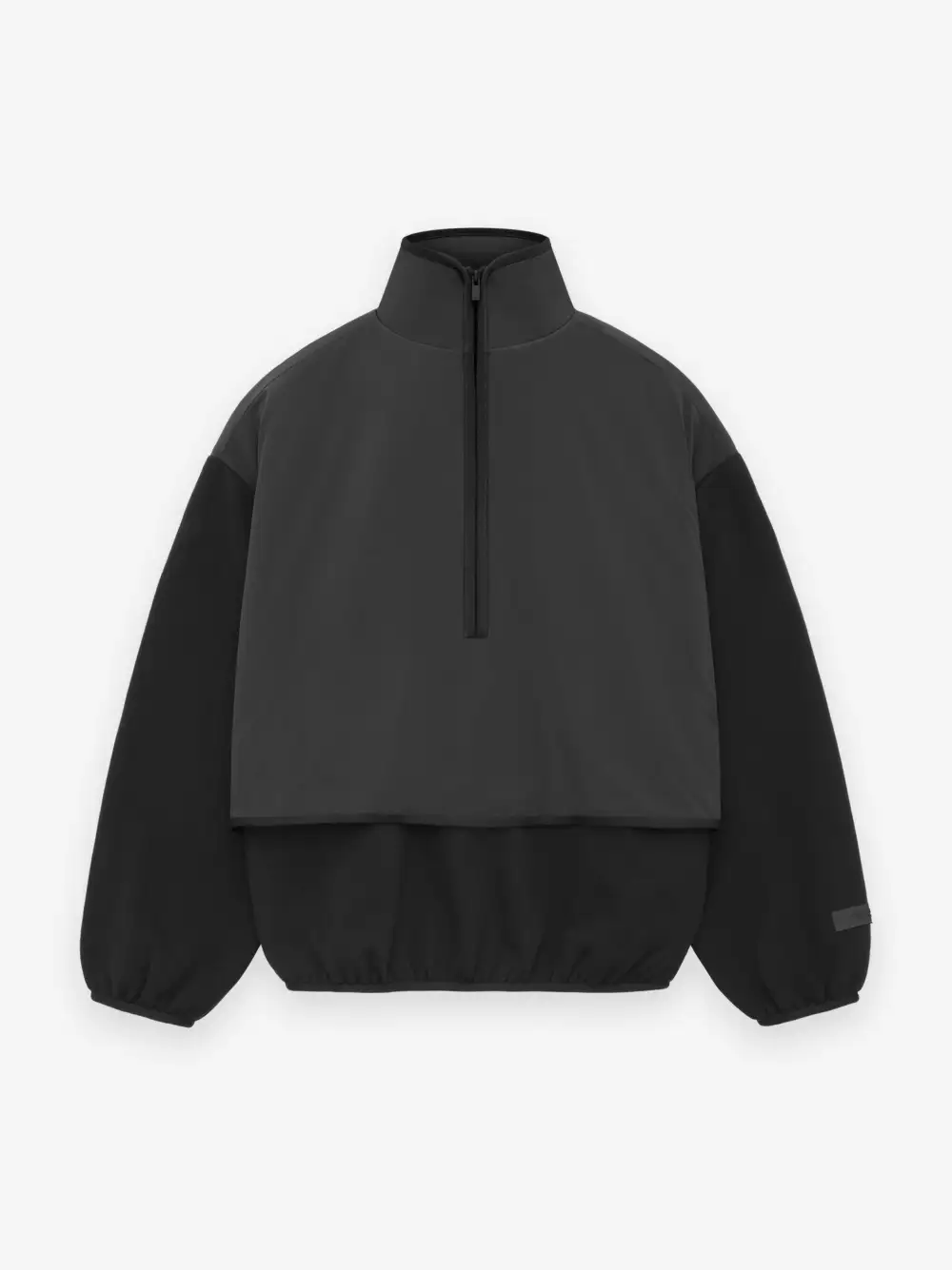 NYLON FLEECE MOCKNECK