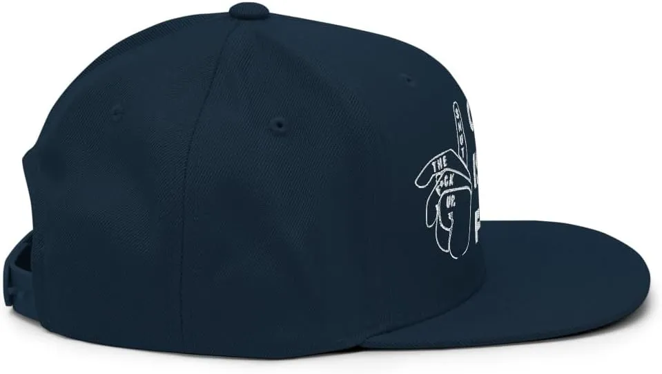 Canada is NOT for Sale Snapback Hat Bold Silence Sign