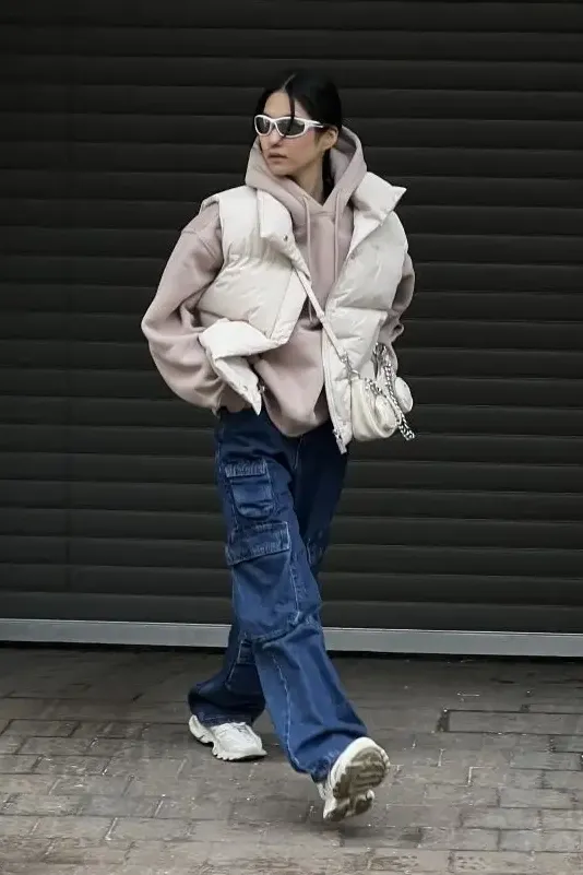 Cargo High Rise Flare Jeans