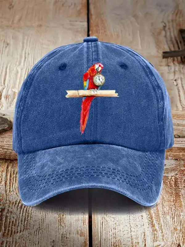 Retro 5 O'Clock Print Baseball Cap