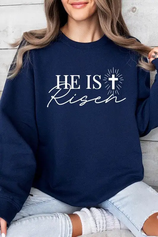 Easy Wear Soft Graphic Pullover Sweatshirt