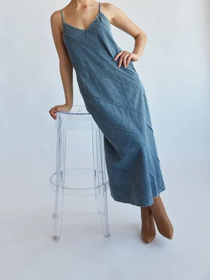 Remy Denim Midi Dress