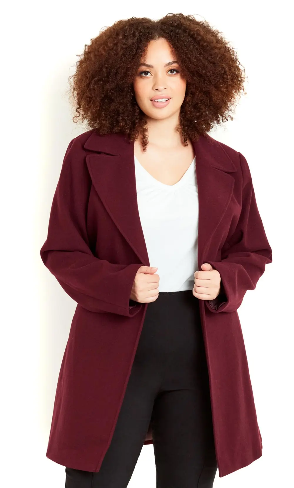 Evans Burgundy Red Tie Waist Coat