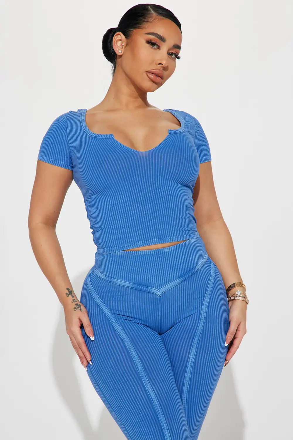 Casual Cassidy Legging Set - Blue