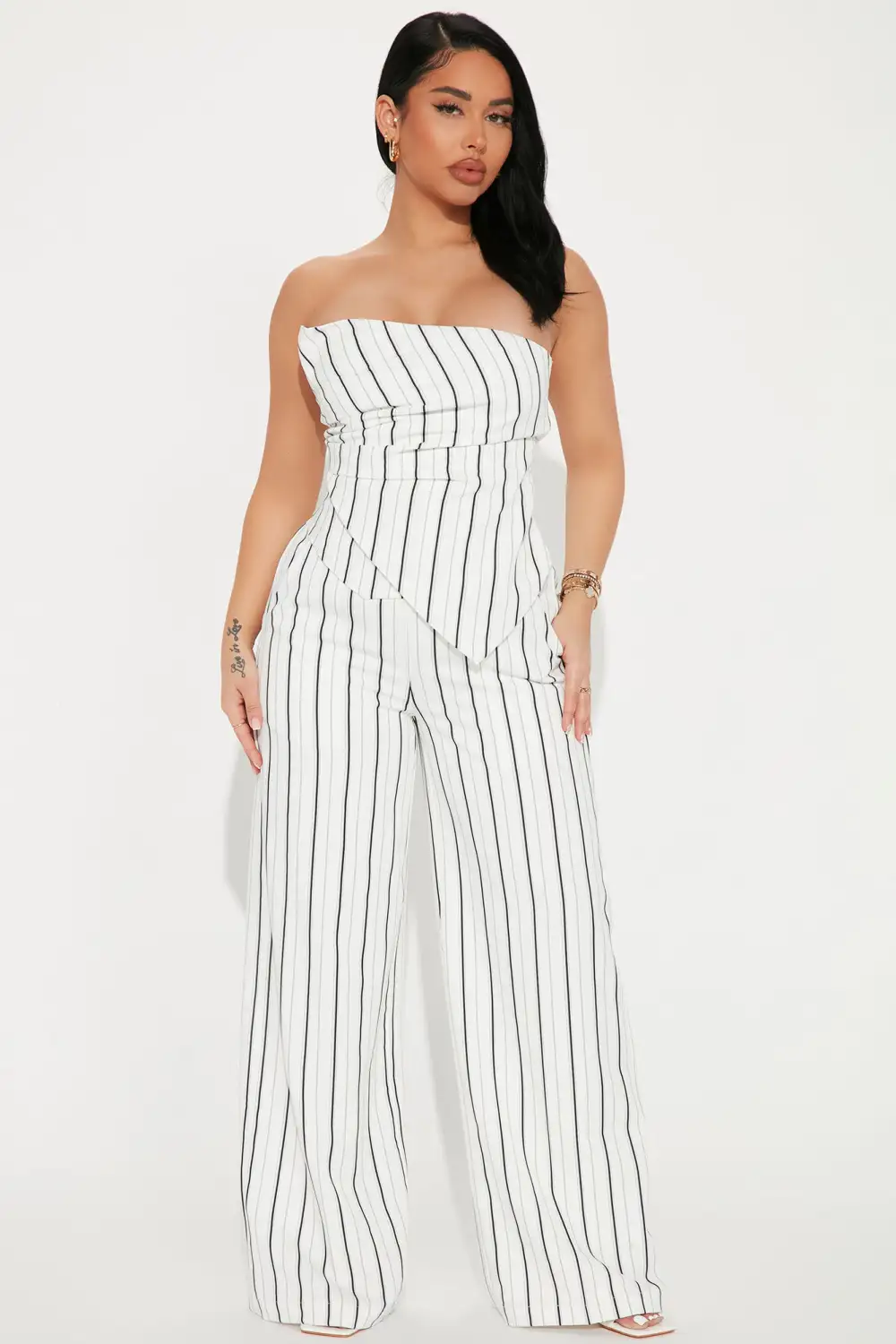 Out Of Here Pant Set - White/combo
