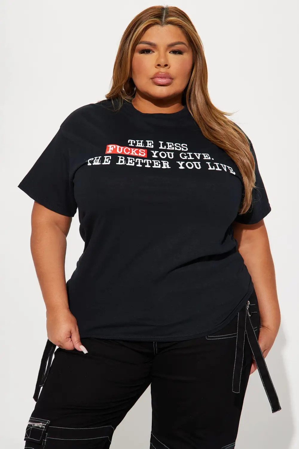 No Fucks To Give Short Sleeve Tee - Black