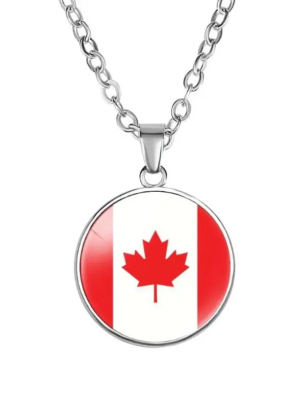 Retro Canada Necklace