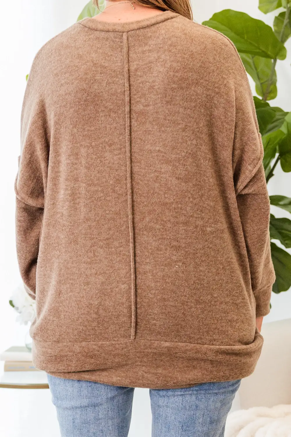 Just Take A Break Sweater, Mocha