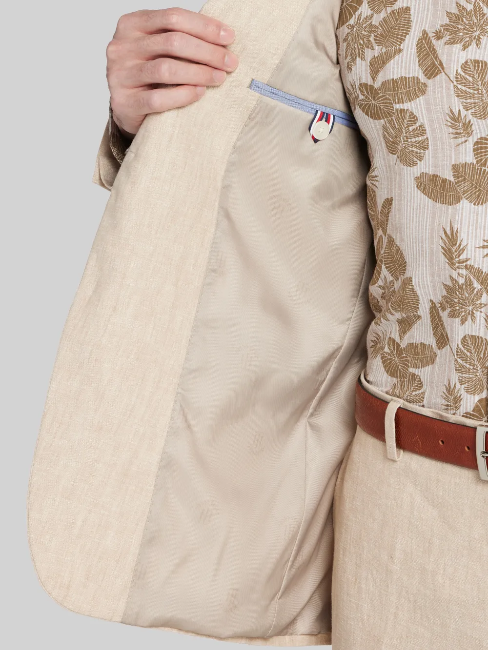 Tommy Hilfiger Modern Fit Linen Suit Jacket