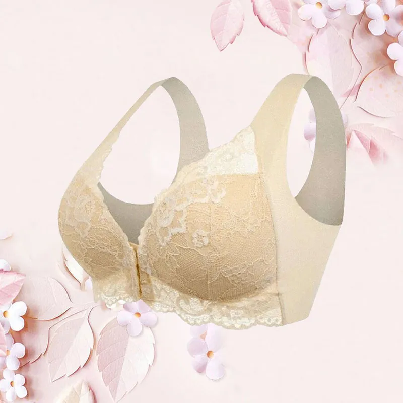 🔥Buy 2 Get 1 Free🔥BRA FOR OLDER WOMEN FRONT CLOSURE 5D SHAPING PUSH UP SEAMLESS NO TRACE BEAUTY BACK SPORTS COMFY BRA