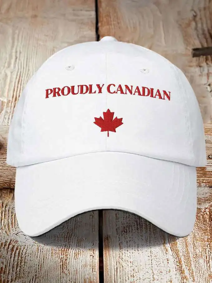 Unisex Canada  Proudly Candadian Printed Hat