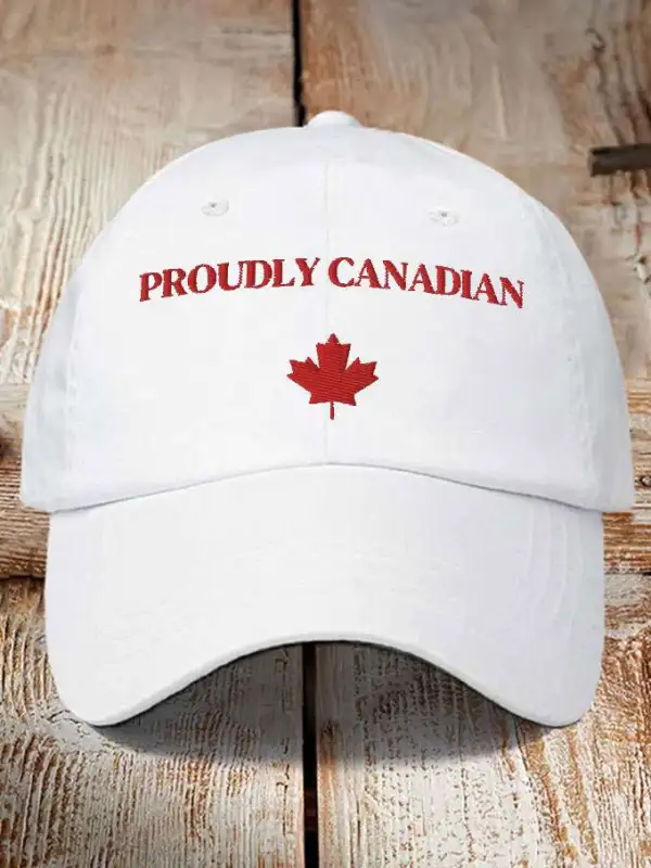Unisex Canada  Proudly Candadian Printed Hat