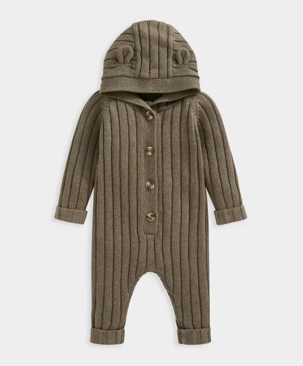 Chunky Knitted Romper - Sand