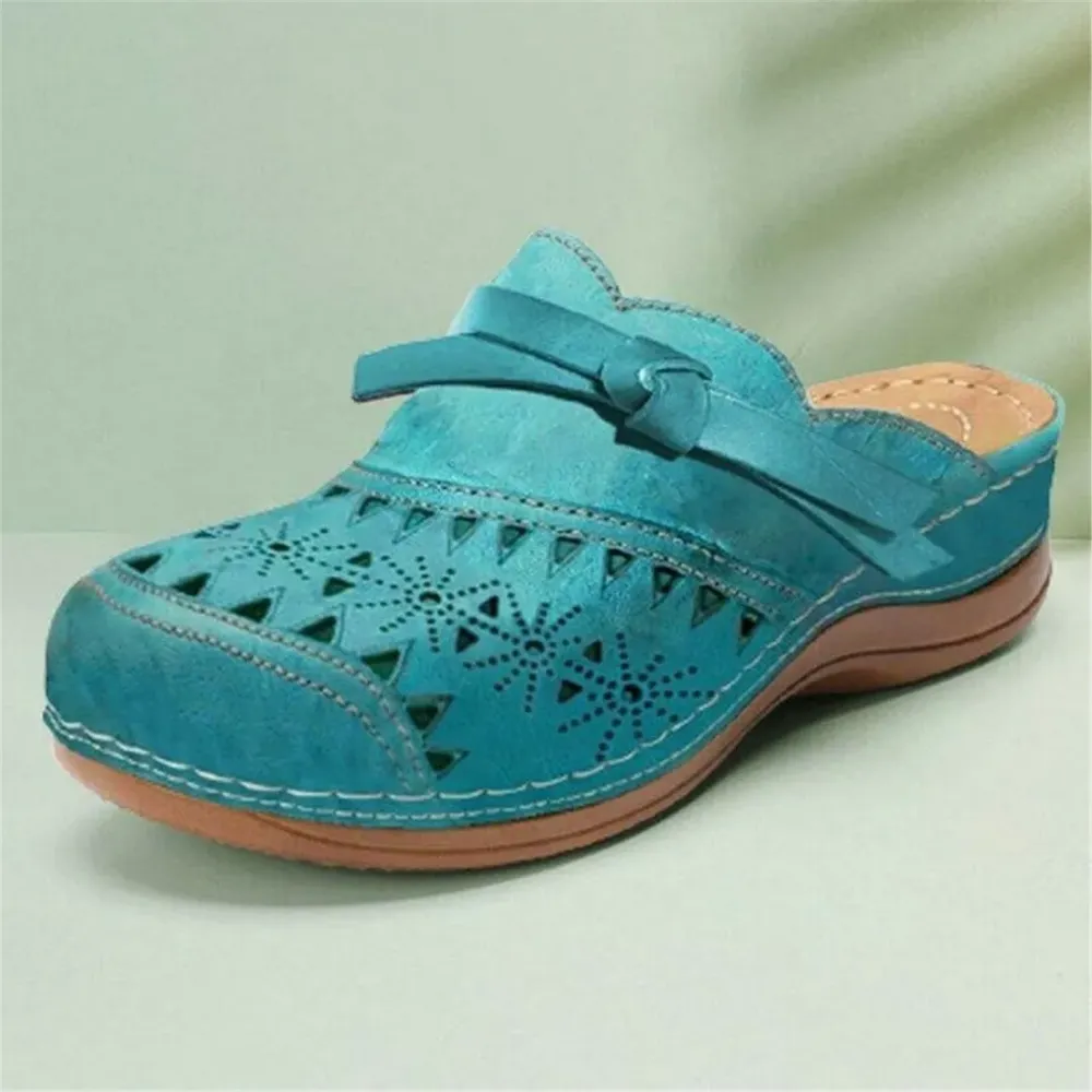 Women Orthopedic Hollow Carved Diabetic Walking Sandals