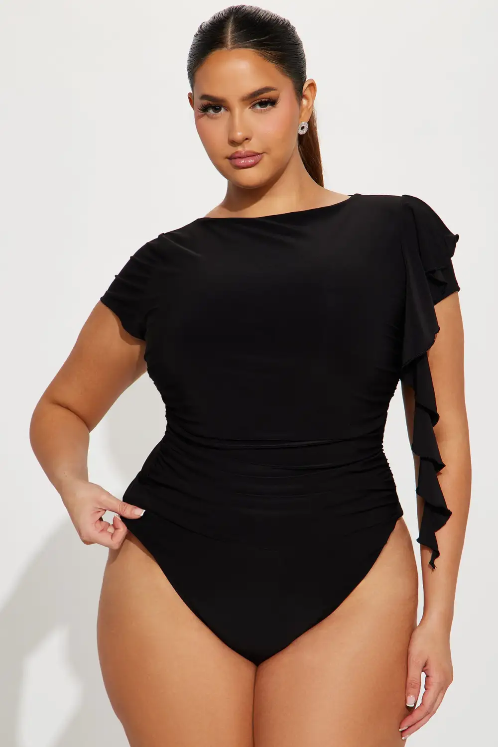 Foreign Love Bodysuit - Black