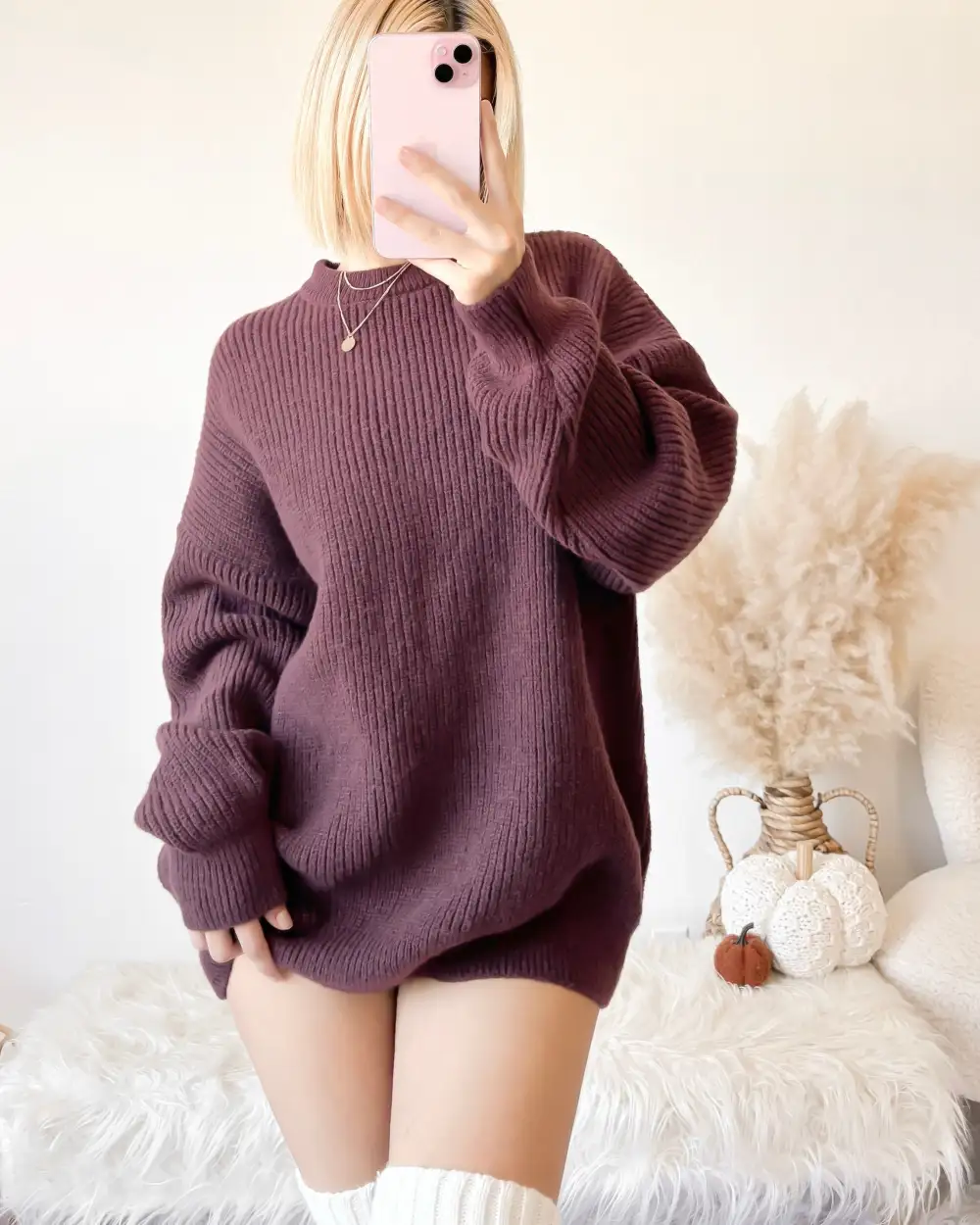 VINTAGE INSPIRED: ASPEN OVERSIZED KNIT SWEATER