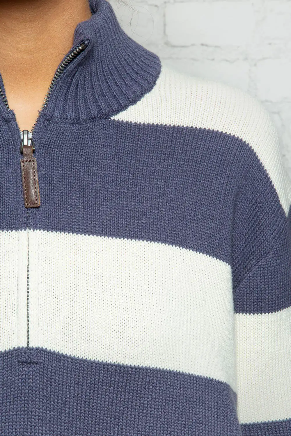 Aleah Cotton Stripe Sweater