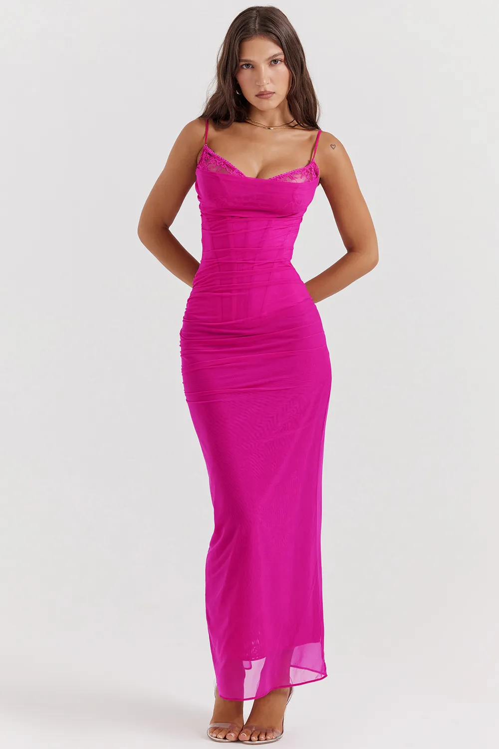 FUCHSIA MAXI DRESS