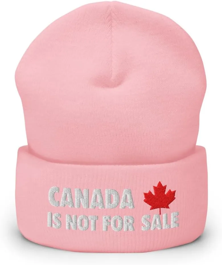 Canada is Not for Sale Proud Canadian Citizens Province Residents Cuffed Beanie