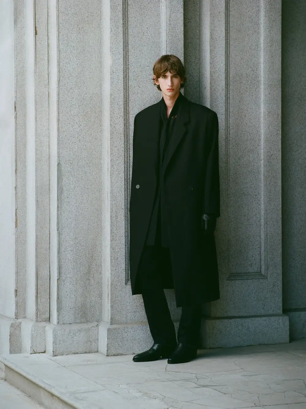 Wool Gabardine Classic Overcoat