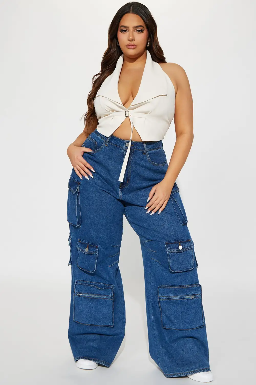 Right From Wrong Vest Top - Ivory
