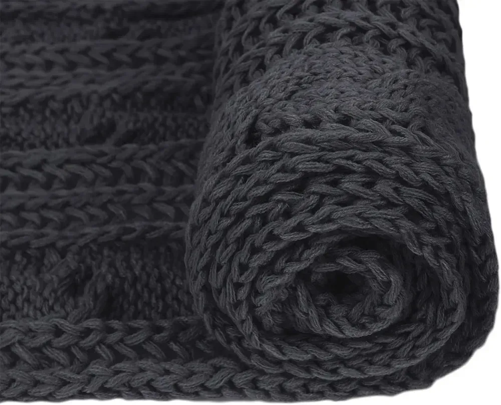 Women And Mens Winter Thick Cable Knit Wrap Chunky Long Warm Scarf