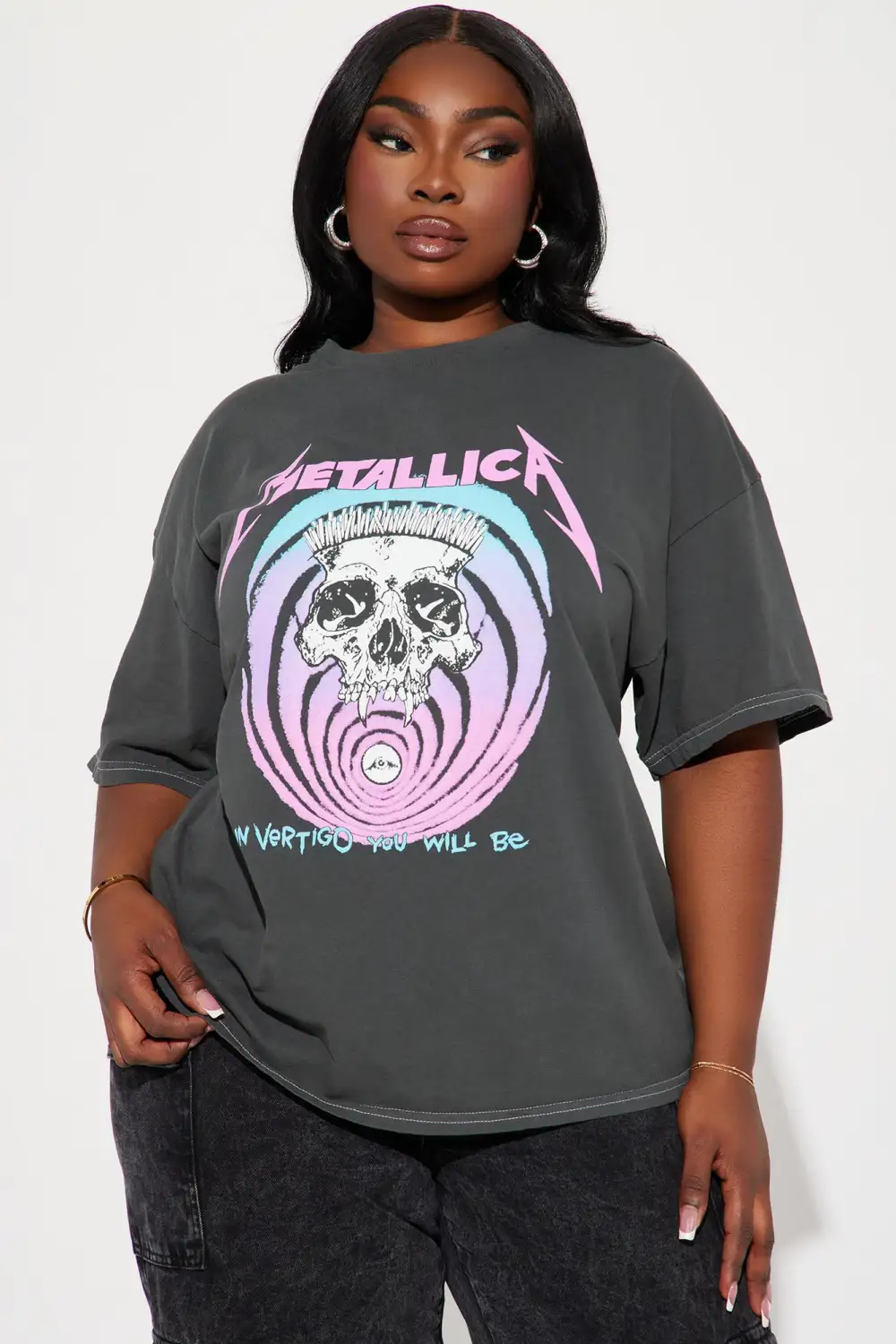 Nothing Else Matters Metallica Tshirt - Charcoal