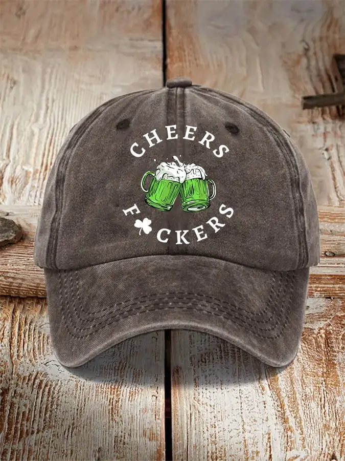 Unisex St. Patrick's Day Funny Cheers Green Beer Hat