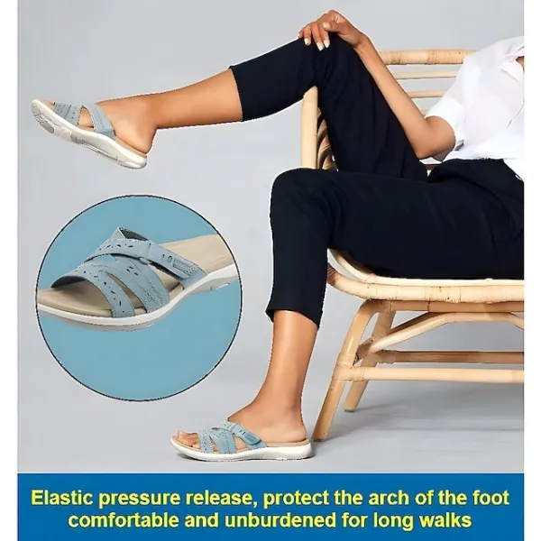 Women's Sandals Slippers Boho Bohemia Beach Flat Sandals Outdoor Slippers Daily Beach Summer Wedge Heel Classic Casual PU Solid Color Black White Pink