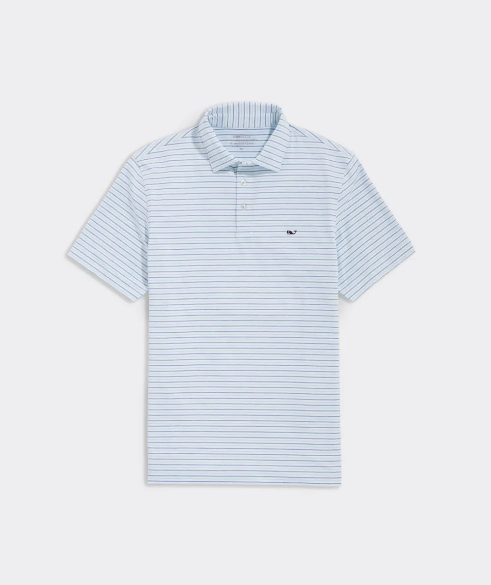 Tri-Color Bradley Stripe Sankaty Polo