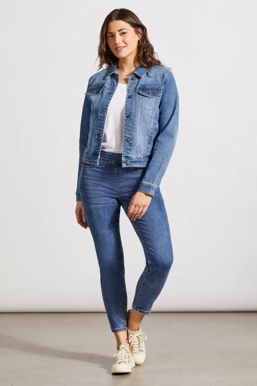 Classic Fit Denim Jacket-Dk.Vintage