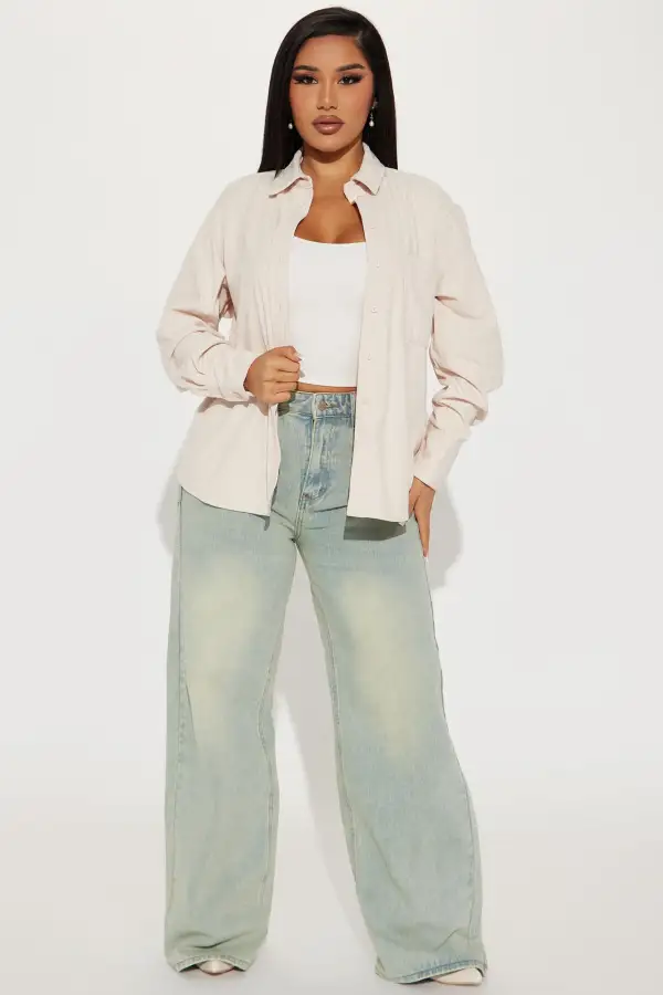 Georgie Corduroy Shirt - Cream