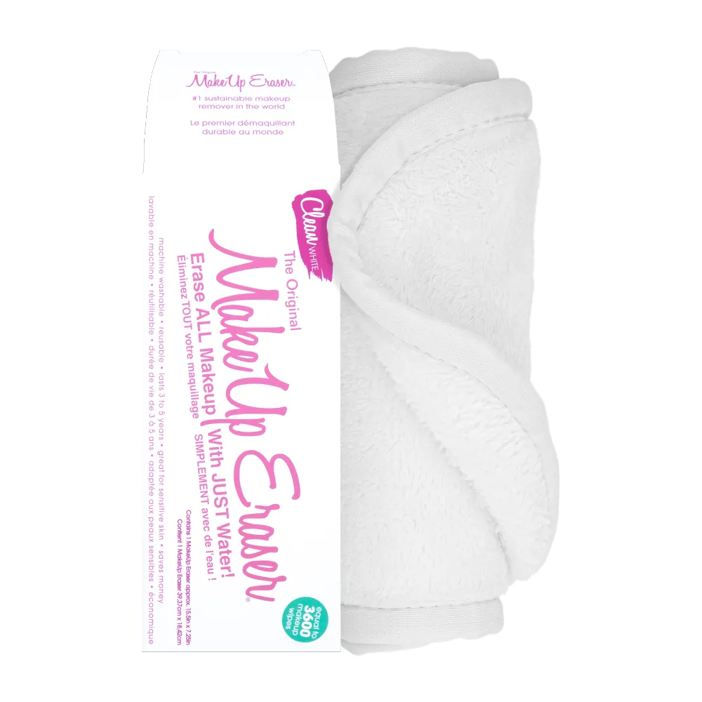 2MakeUp Eraser，Full-size MakeUp Eraser measures approx. 15.5in x 7.25in.#1 sustainable makeup remover. Erase ALL Makeup With JUST Water! Including